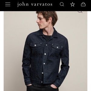 John Varvatos Denim Trucker Jacket
